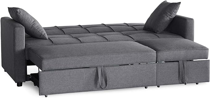 Ghế Sofa Giường Góc Nỉ - Abbe
