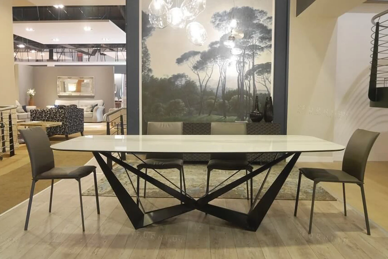 alt="Bộ Bàn Ăn Mặt Đá Scorpio – SKU : ED042"