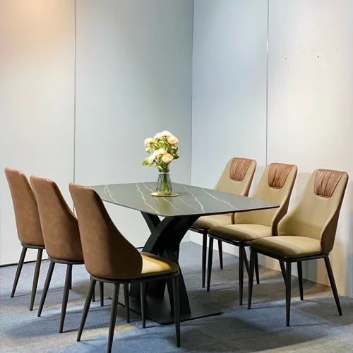 alt="Bộ Bàn Ăn Mặt Đá Ti Amo – SKU : ED017"