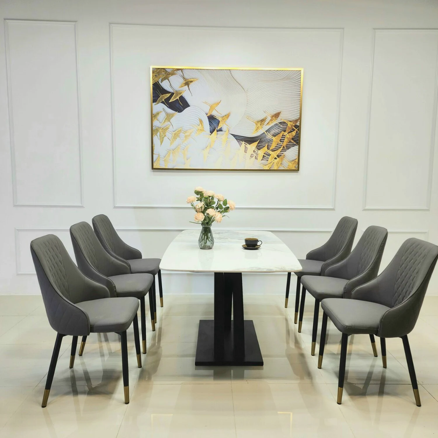 alt="Bộ Bàn Ăn Mặt Đá Ti Amo – SKU : ED017"