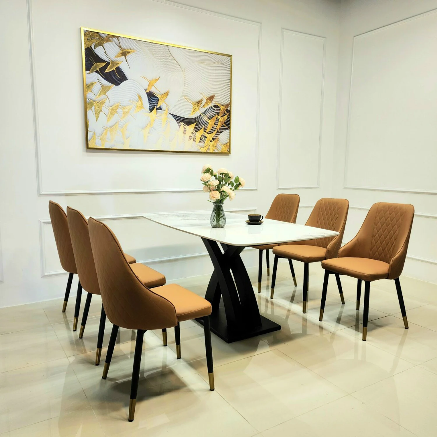 alt="Bộ Bàn Ăn Mặt Đá Ti Amo – SKU : ED017"