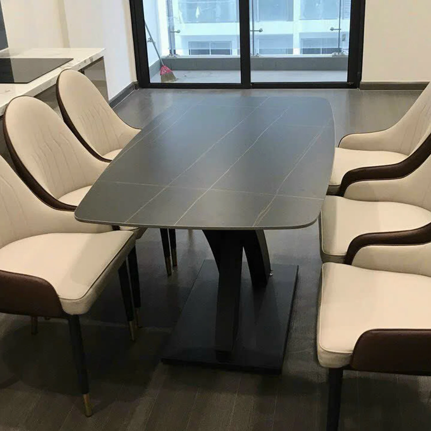 alt="Bộ Bàn Ăn Mặt Đá Ti Amo – SKU : ED017"