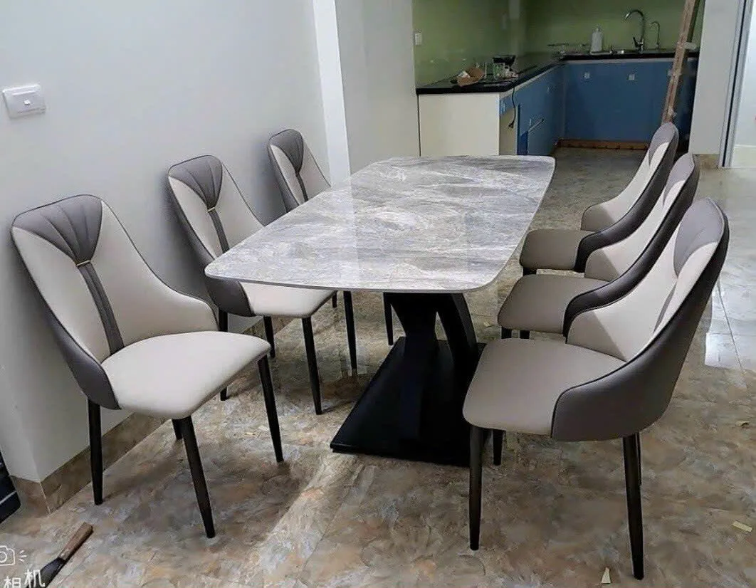 alt="Bộ Bàn Ăn Mặt Đá Ti Amo – SKU : ED017"