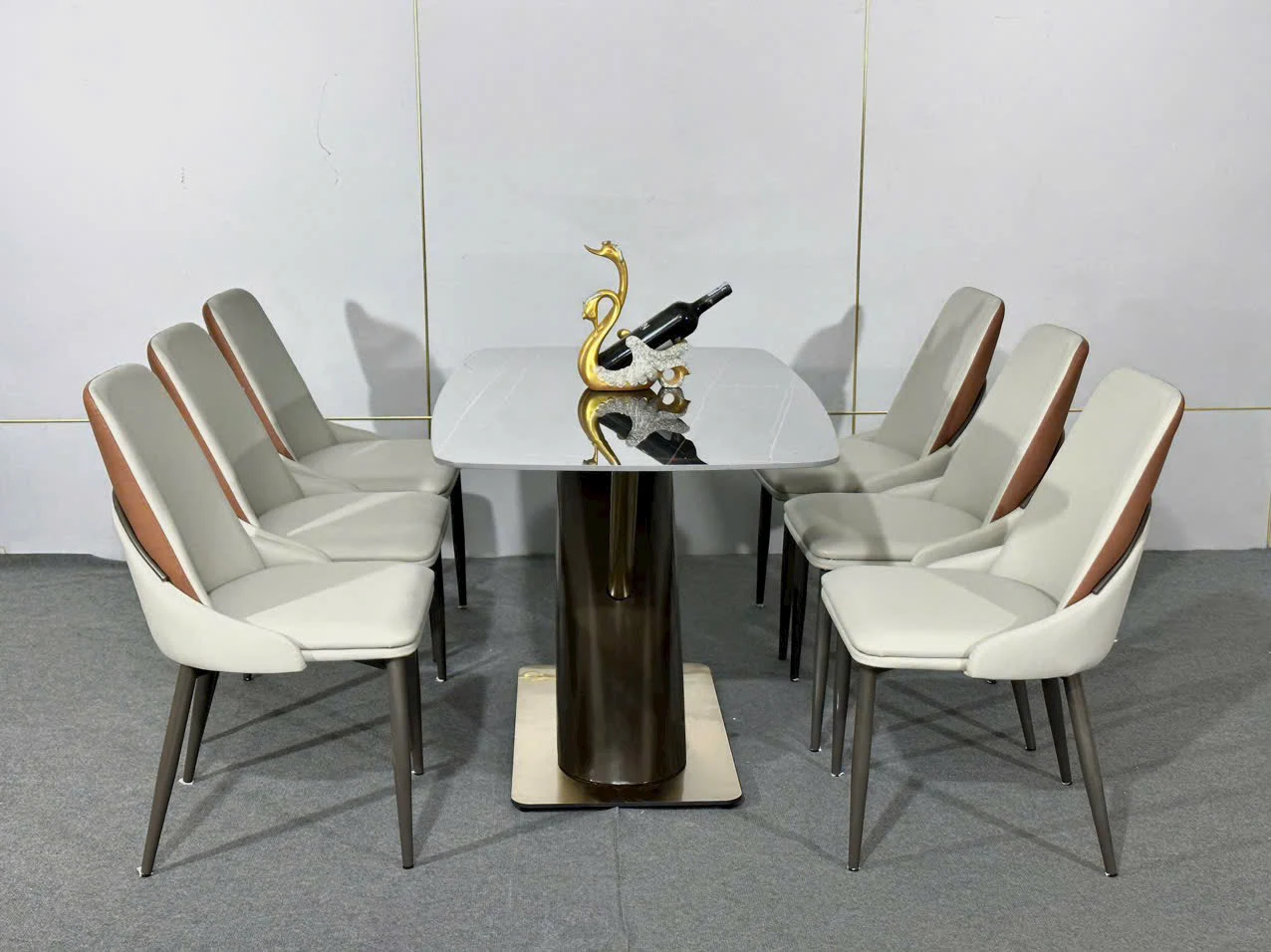 alt="Bộ Bàn Ăn Mặt Đá Xera – SKU : ED034"