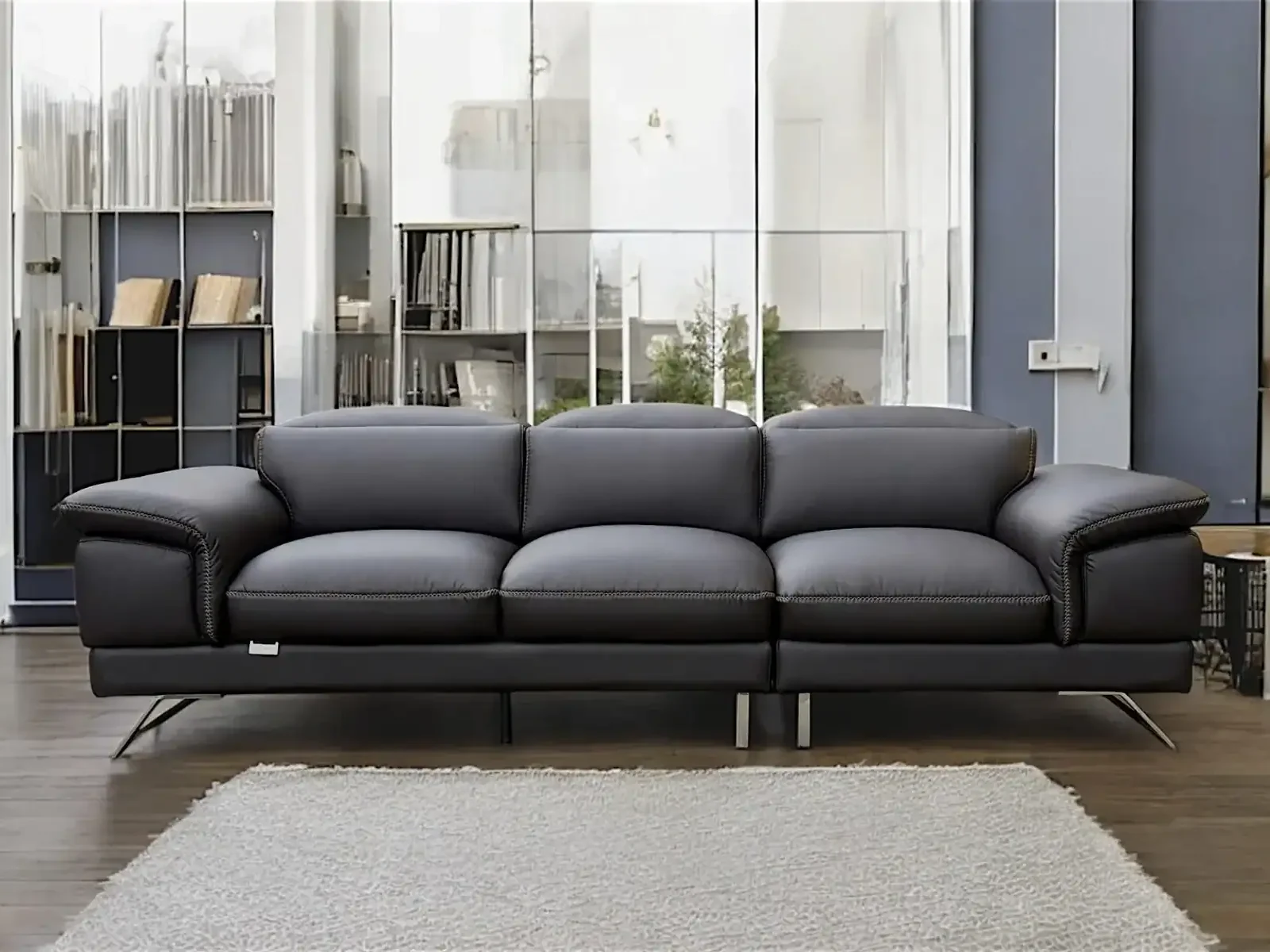 alt="Ghế Sofa Văng Da Italia - Lucius"