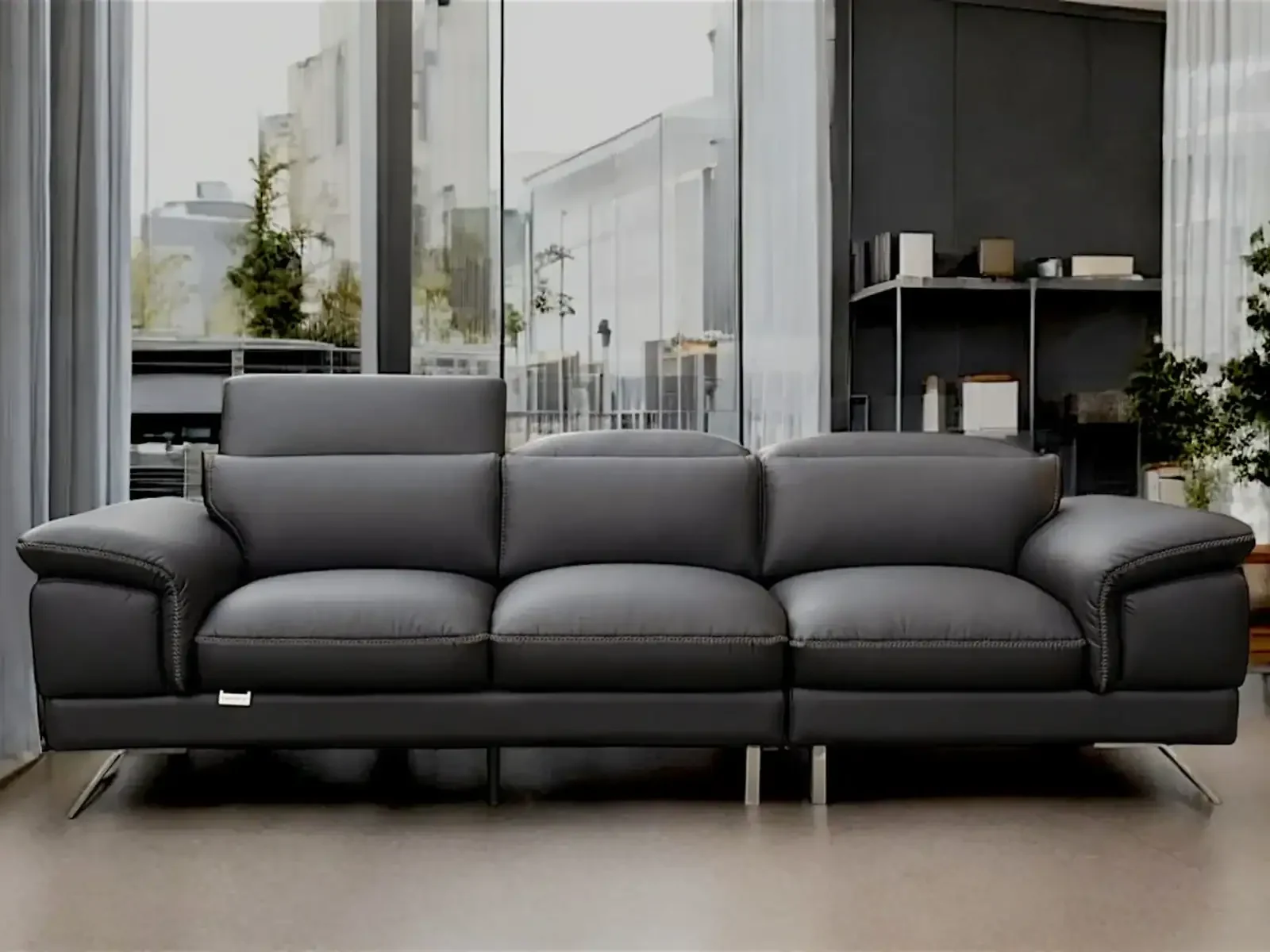 alt="Ghế Sofa Văng Da Italia - Lucius"