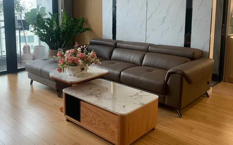alt="Ghế Sofa Văng Da Karik - SKU : ED013"