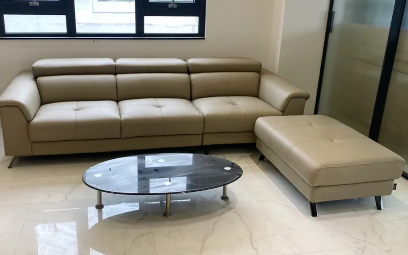 alt="Ghế Sofa Văng Da Karik - SKU : ED013"