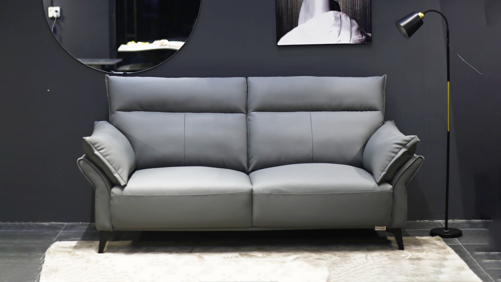 alt="Ghế Sofa văng da Charme – SKU : ED001"