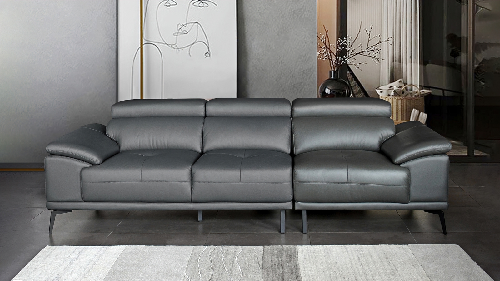 alt="Ghế Sofa Văng Da Muscat - SKU : ED010"