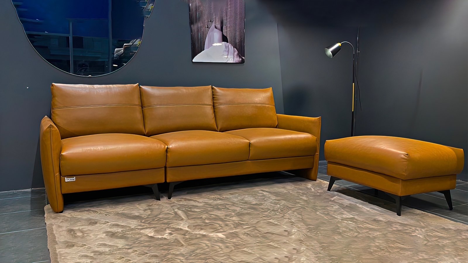 alt="Ghế Sofa Văng Da Venus – SKU : ED005"