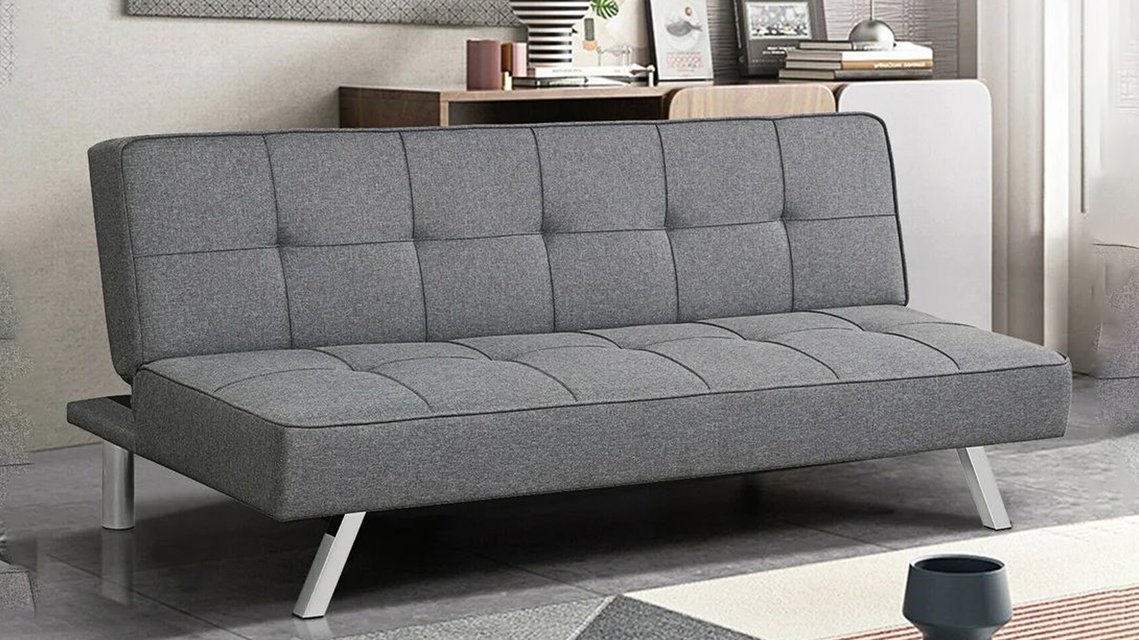 alt="Ghế Sofa Giường Nỉ Poli – SKU : ED052"