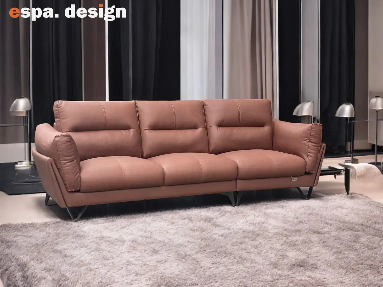 Ghế Sofa Văng Da Italia - Vedette