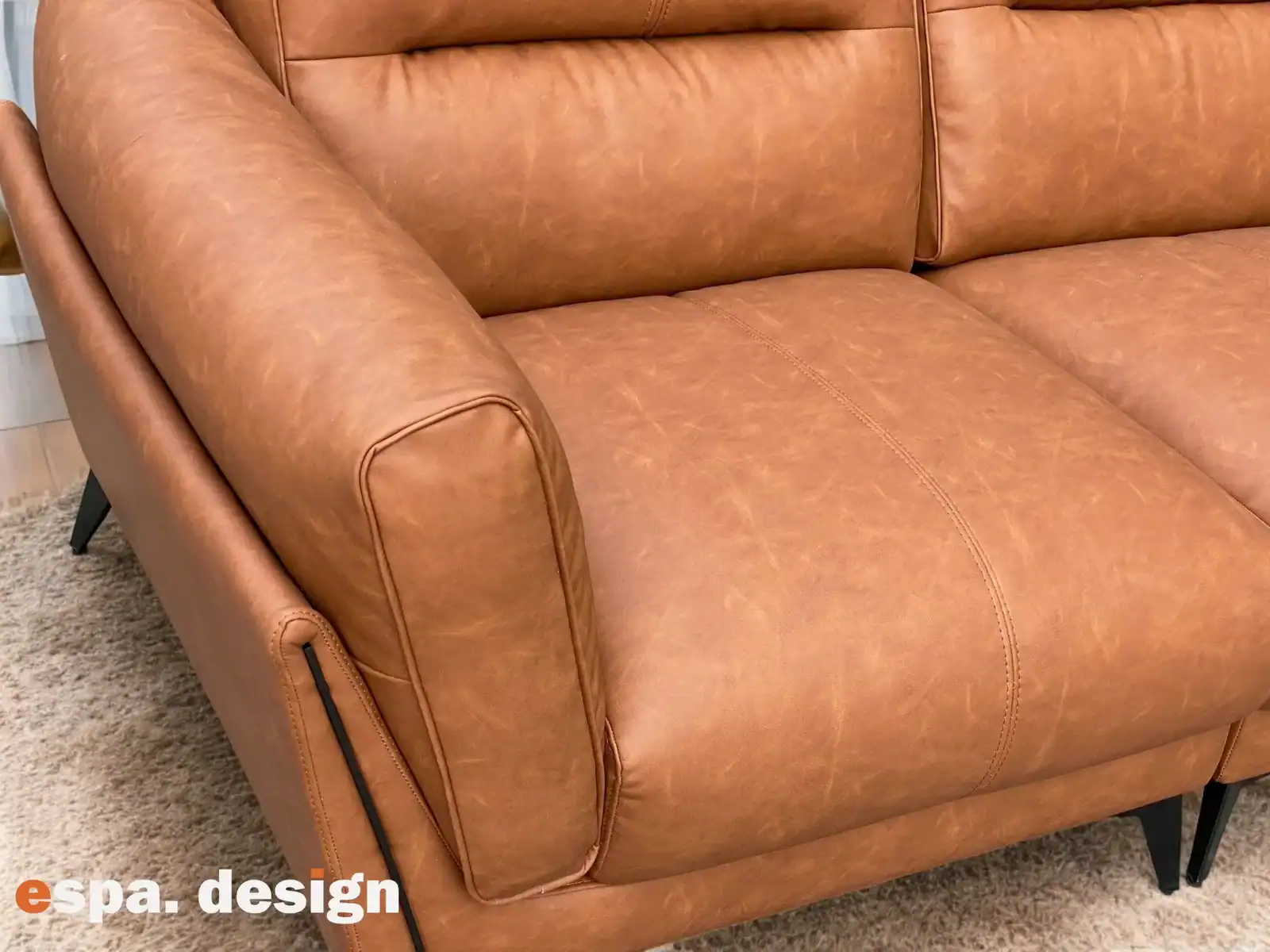 Ghế Sofa Văng Da Italia - Vedette