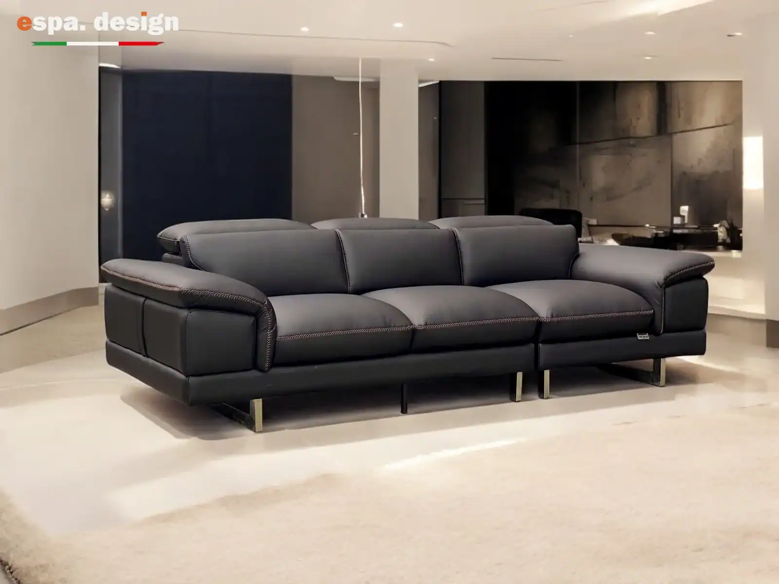 Ghế Sofa Văng Da Italia - Lucius