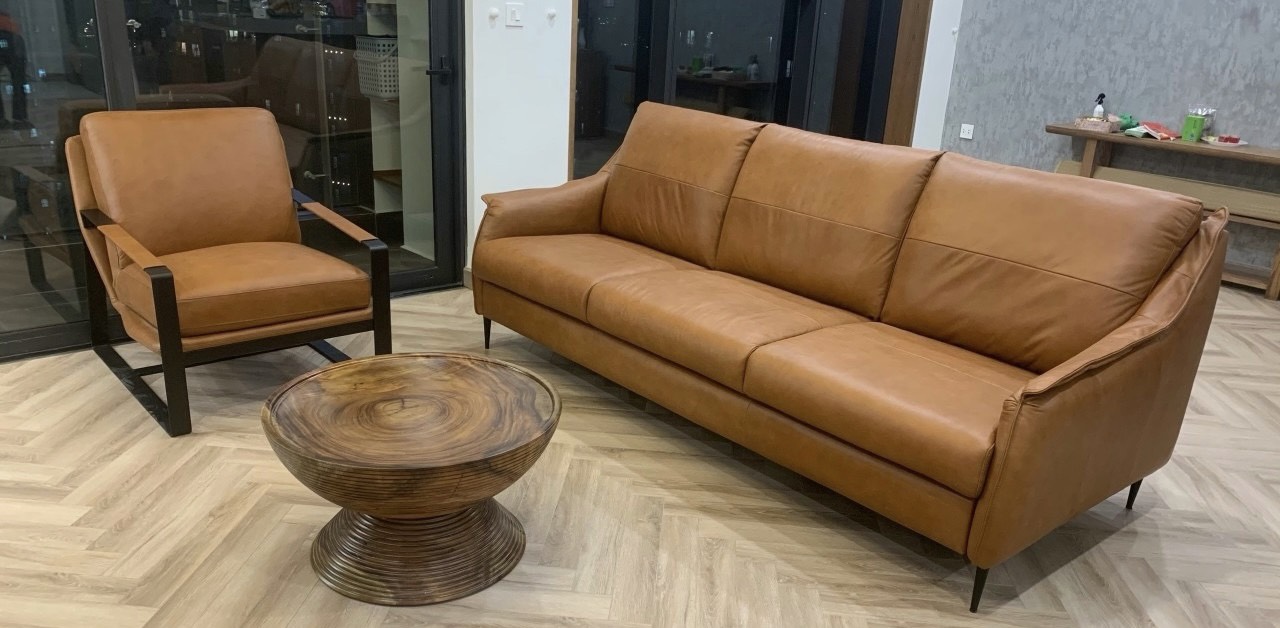 alt="Ghế Sofa Văng Da Rome – SKU : ED057"