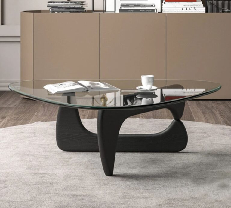 alt=" Bàn trà mặt kính "