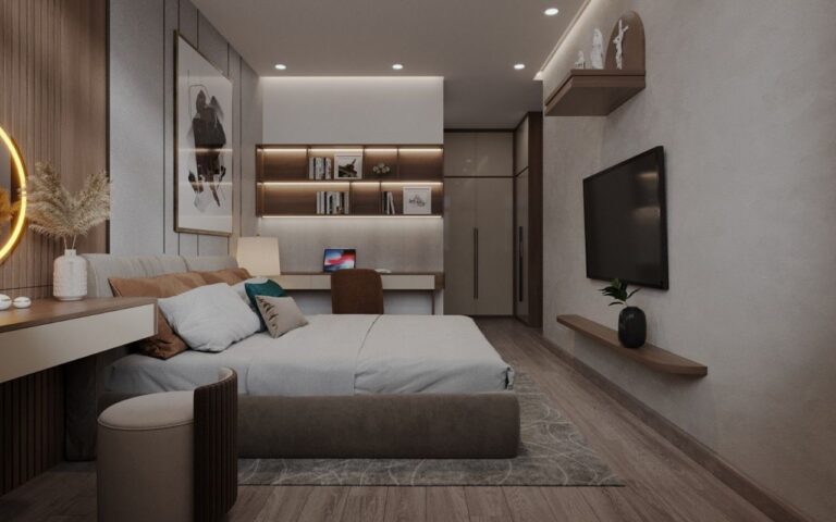 alt=" thiết kế phòng ngủ sang trọng "