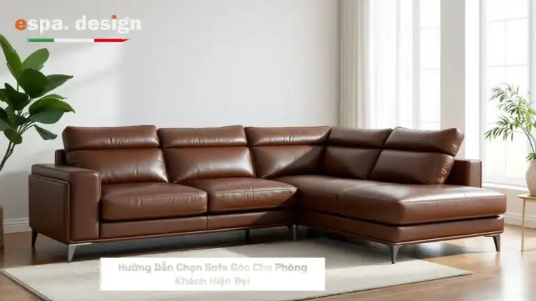 alt="Hướng Dẫn Chọn Sofa Góc Cho Phòng Khách Hiện Đại"