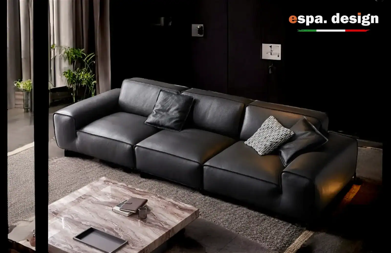 alt="Ghế Sofa Văng Da Italia - Avenue"